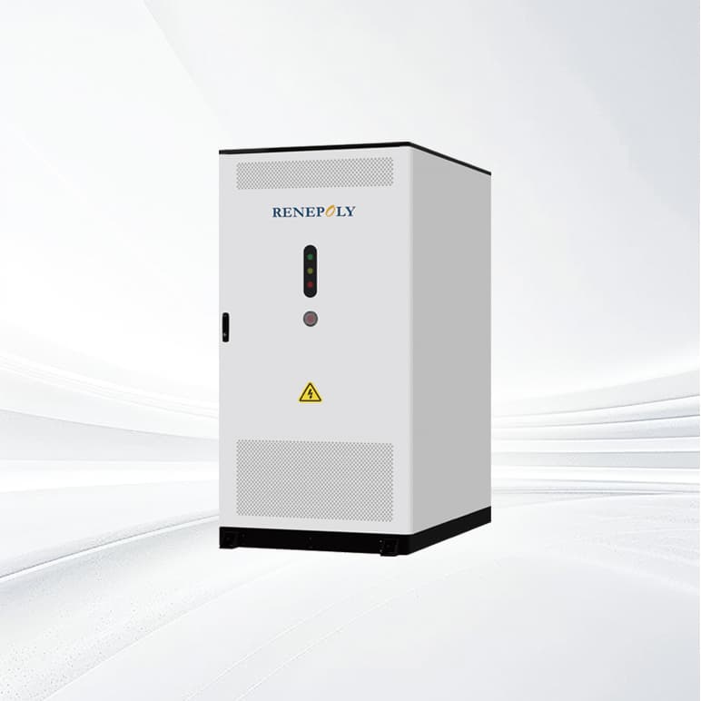 Battery storage cabinet for commercial PV systems